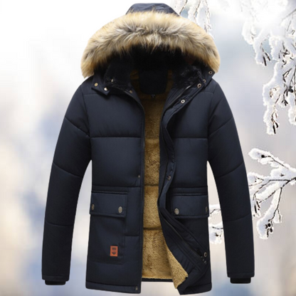 Mason | Men’s Insulated Down Jacket with Fur Hood