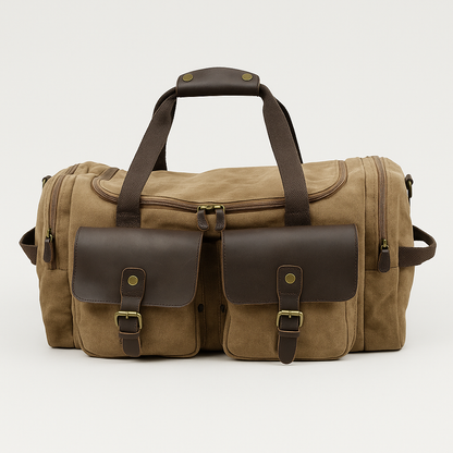 Vintage Duffel Bag | Weekender Bag for Travel