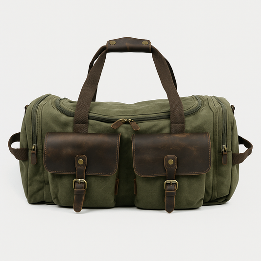 Vintage Duffel Bag | Weekender Bag for Travel