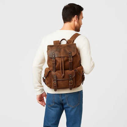 Vireo | Vegan Leather-Accent Travel Backpack