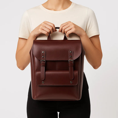 Vivian | Retro Buckle Backpack