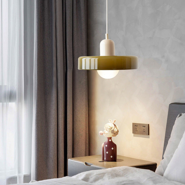 Studio Prisma Pendant | Art Glass Light in Bauhaus Luxe Palette