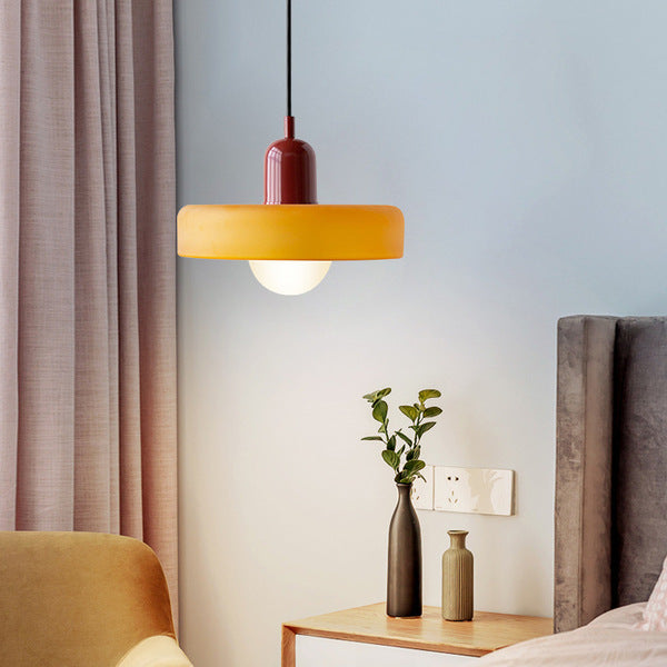 Studio Prisma Pendant | Art Glass Light in Bauhaus Luxe Palette