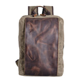 Handmade Waxed Canvas Travel Backpack | Durable Rucksack with Laptop Sleeve-6