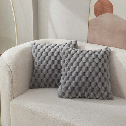 Luxe Comfort | SnuggleMink Plush Pillow with Removable Washable Cover