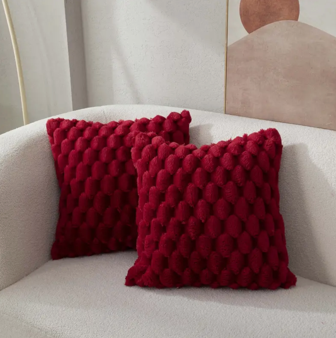 Luxe Comfort | SnuggleMink Plush Pillow with Removable Washable Cover