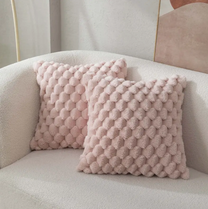 Luxe Comfort | SnuggleMink Plush Pillow with Removable Washable Cover