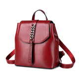 Variant image for Elegant | Women's Leather Backpack with Adjustable Straps and Multiple Compartments-4