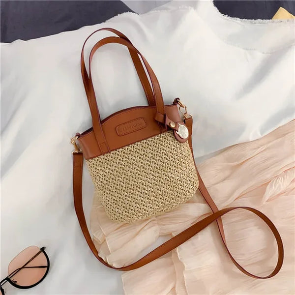 Annalisa | Women's Woven Pattern Shoulder Bag-2