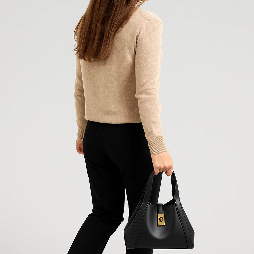Zorina | Sleek Edge Lock Top Bag