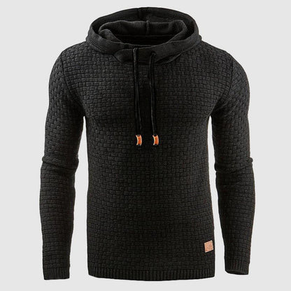Simon | Men’s Textured Hoodie for Everyday Comfort