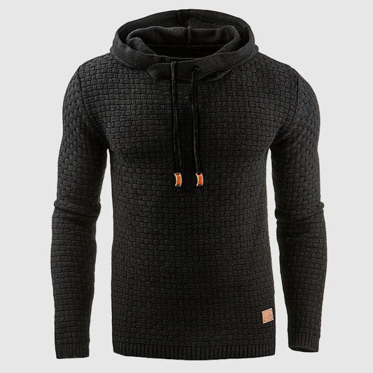 Simon | Men’s Textured Hoodie for Everyday Comfort