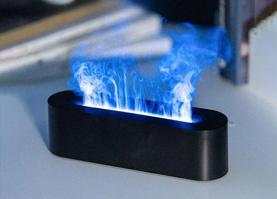 AuraBlaze Flame Diffuser | Air Humidifier with Aromatic Mist