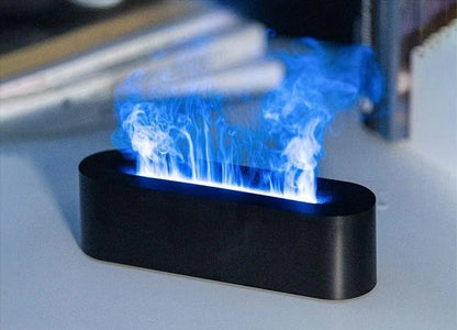 AuraBlaze Flame Diffuser | Air Humidifier with Aromatic Mist