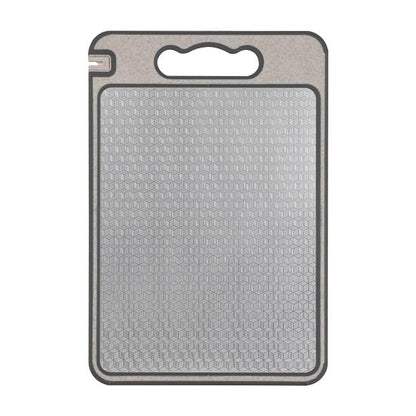 Reversible Cutting Board | Stainless Steel Dual-Sided with Sharpener