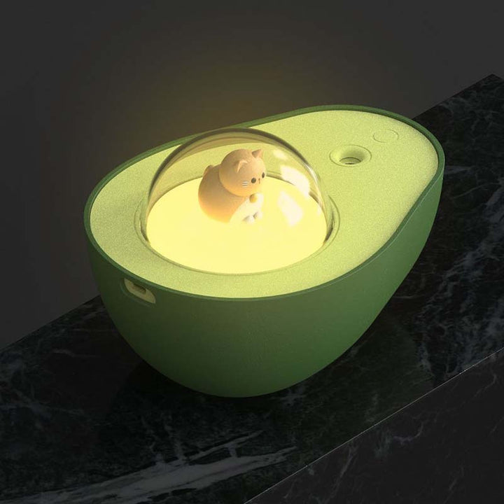GlowCado USB Humidifier | Avocado LED Night Lamp