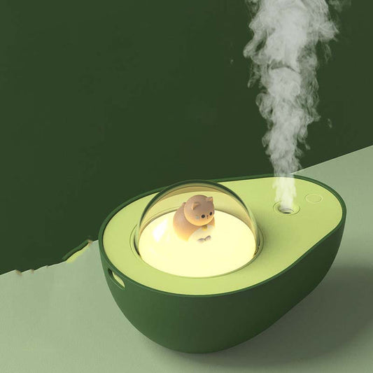 GlowCado USB Humidifier | Avocado LED Night Lamp