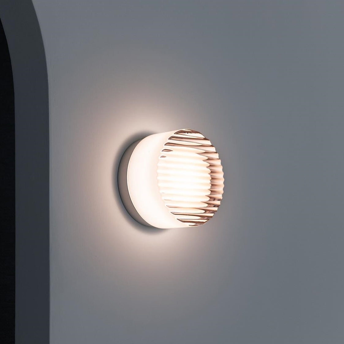 Modern Interior Accent | HavenGlow Round LED Wall Lamp