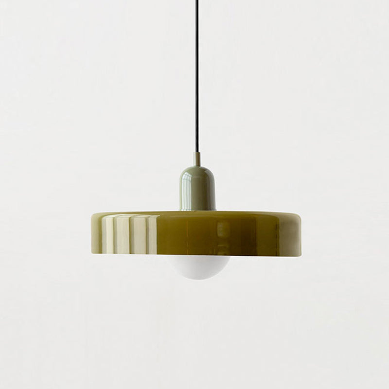 Studio Prisma Pendant | Art Glass Light in Bauhaus Luxe Palette