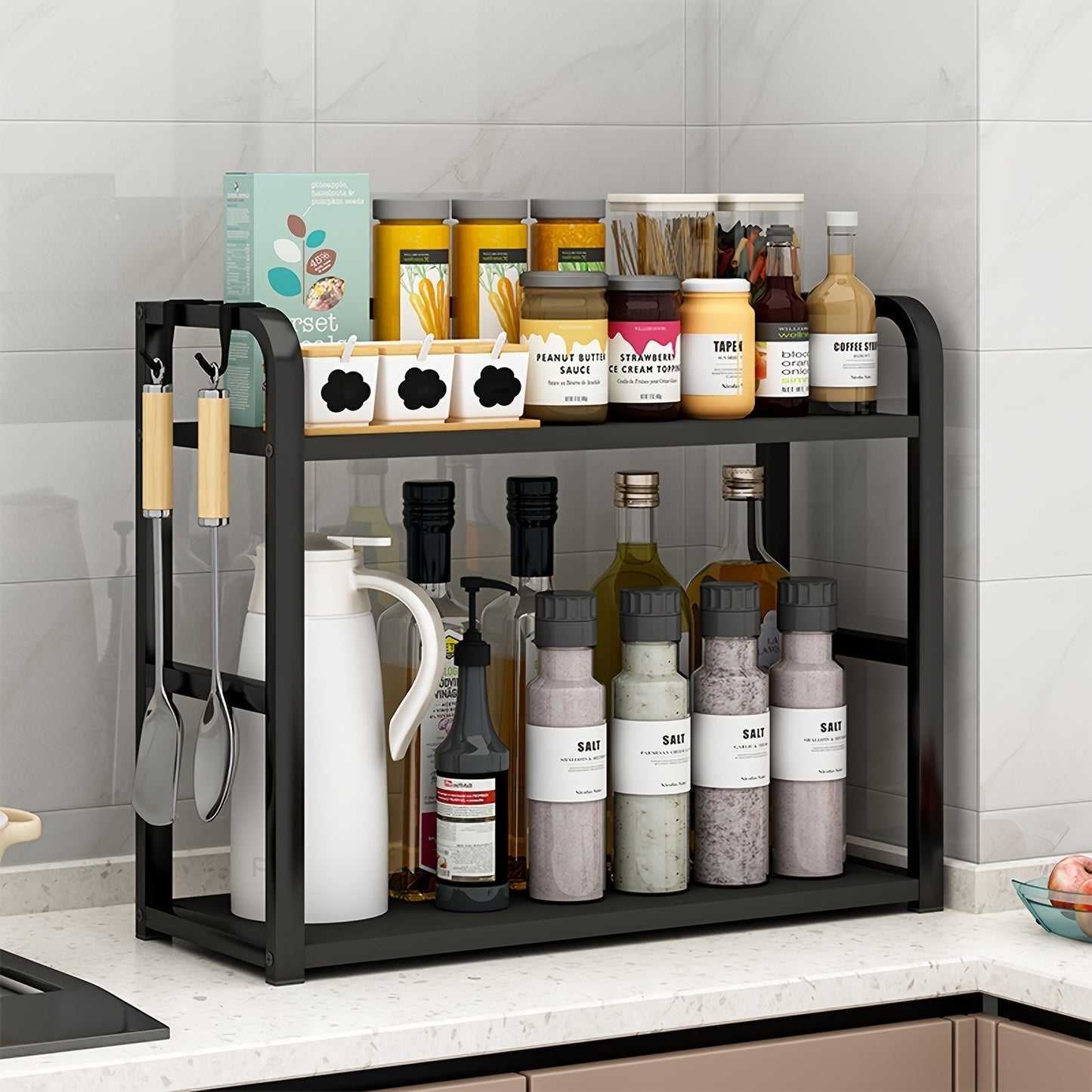 NovaSteel Organizer | Durable Kitchen Shelf with Modern Style