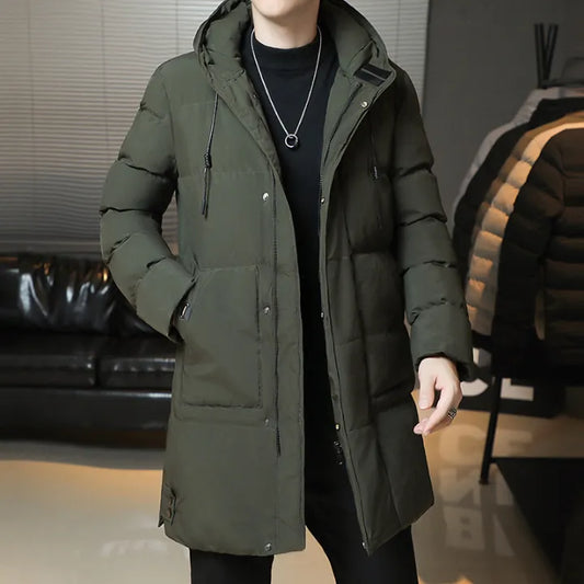 Callum | Men’s Quilted Cotton Hooded Padded Coat