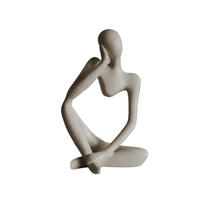 MindMuse Resin Sculpture | Abstract Thought-Inspired Modern Home Accent