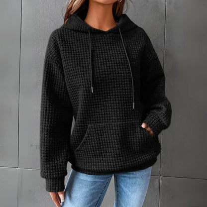Lydia | Women’s Cozy Waffle-Knit Hoodie for Relaxed Comfort