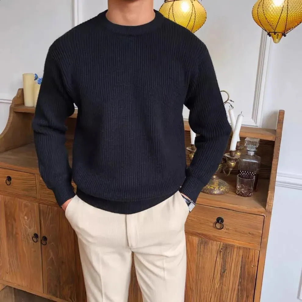 Calvin | Men’s Casual Soft Knit Crew Neck Sweater