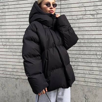 Eerie | Women’s Quilted Puffer Jacket with Oversized Fit and Hood