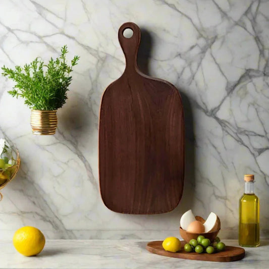 Walnut Cutting Board | Wooden Chopping Block & Serving Platter