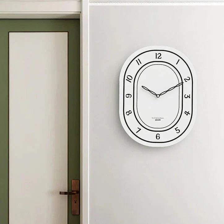 Elegant Roman Numerals | NovaOval Silent Wall Clock