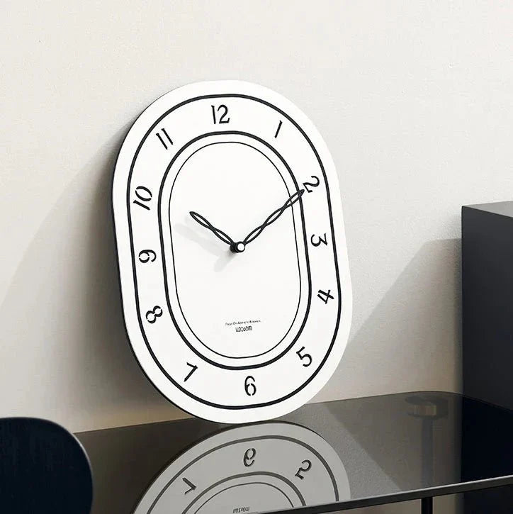 Elegant Roman Numerals | NovaOval Silent Wall Clock