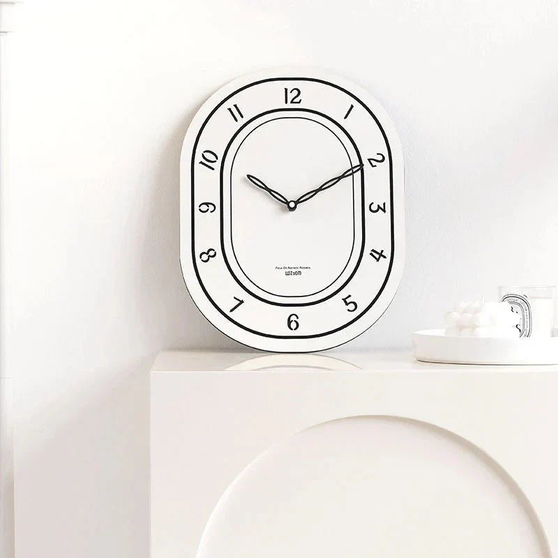 Elegant Roman Numerals | NovaOval Silent Wall Clock