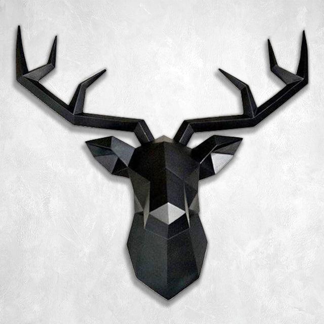 PolarStag Wall Sculpture | Scandinavian Rustic Style