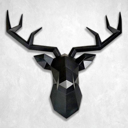 PolarStag Wall Sculpture | Scandinavian Rustic Style