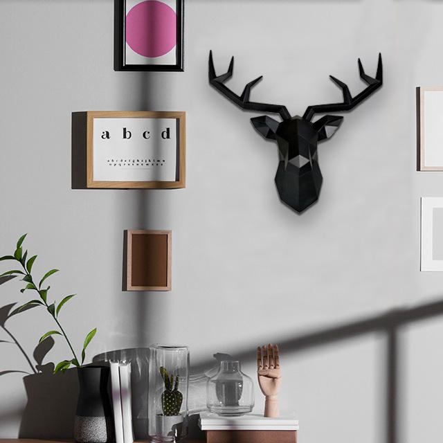 PolarStag Wall Sculpture | Scandinavian Rustic Style