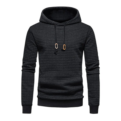 Brennan | Men’s Casual Waffle Knit Winter Hoodie