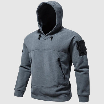 Colton | Men’s Adventure Hoodie with Sleeve Patch and Pockets