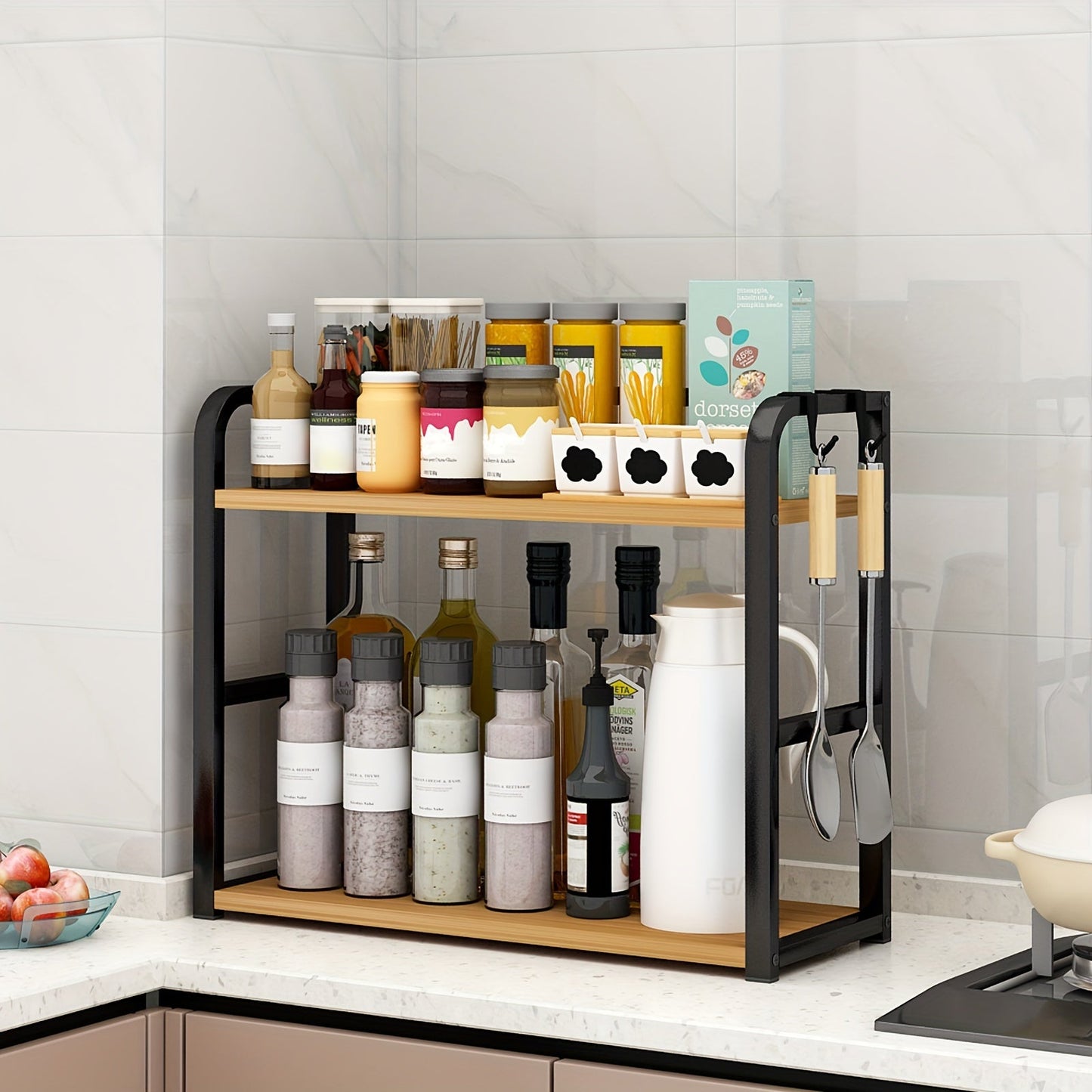 NovaSteel Organizer | Durable Kitchen Shelf with Modern Style