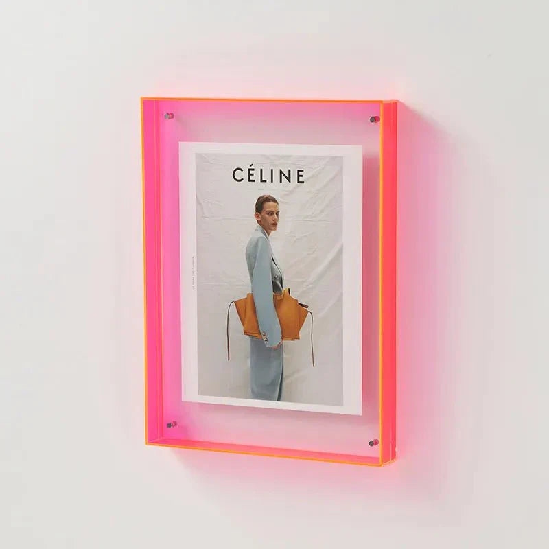 Prism Glow | Modern Chromacut Acrylic Frame