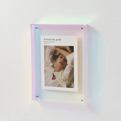 Prism Glow | Modern Chromacut Acrylic Frame