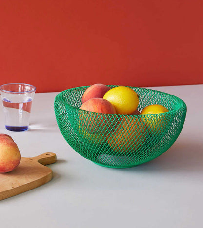 Steel Mesh Fruit Storage Bowl | Fresh Air Ventilation