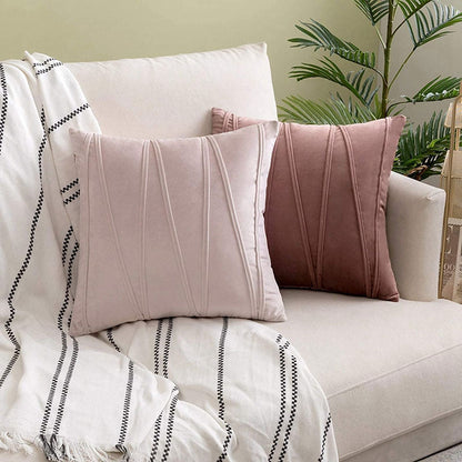 Velvet Decorative Cushion | Minimalist Removable Design