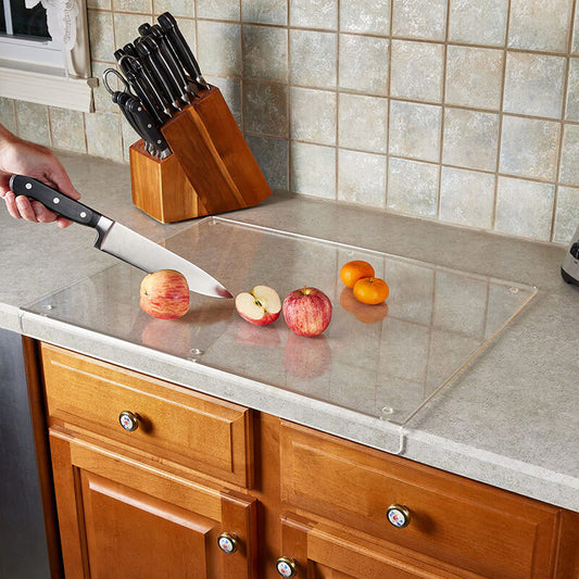 Clear Acrylic Cutting Board | Scratch-Resistant Chopping Surface
