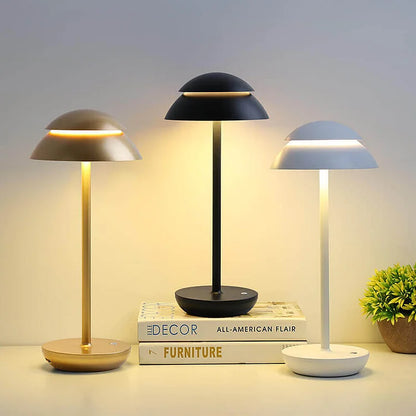 HyggeHalo | Luminous Prestige Cordless Scandinavian LED Table Lamp