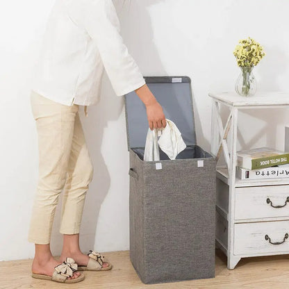 Hideaway Hamper | Sleek, Foldable Laundry Storage with a Lid & Spacious Design