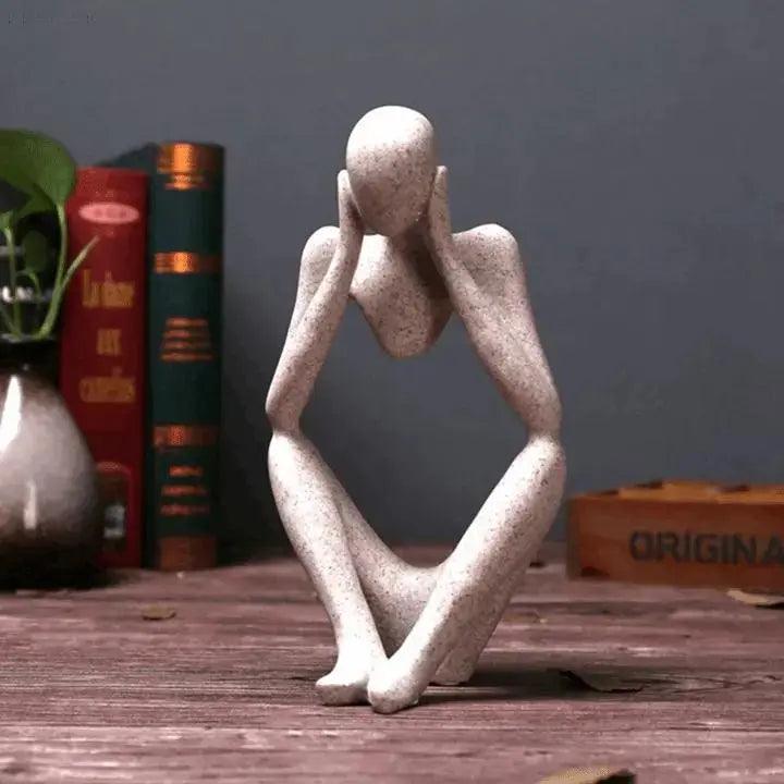 MindMuse Resin Sculpture | Abstract Thought-Inspired Modern Home Accent