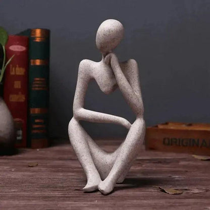 MindMuse Resin Sculpture | Abstract Thought-Inspired Modern Home Accent