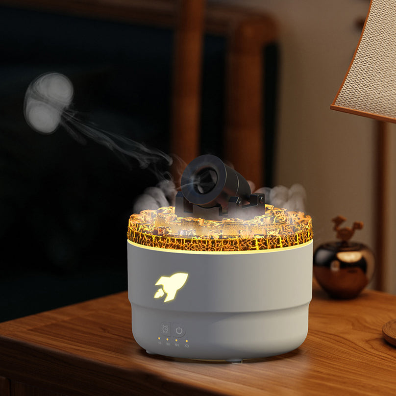 Lava Aroma Humidifier | Volcano Mist Diffuser with Light