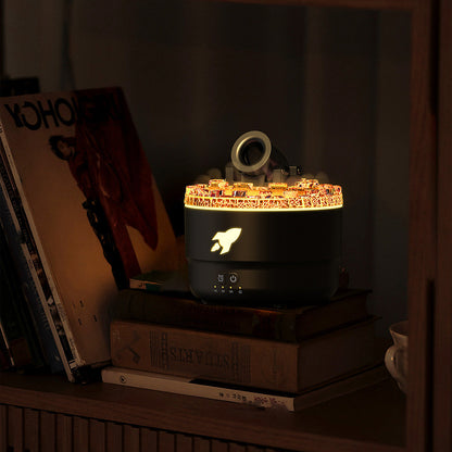 Lava Aroma Humidifier | Volcano Mist Diffuser with Light